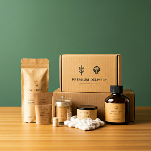 Premium delivery box and curated items